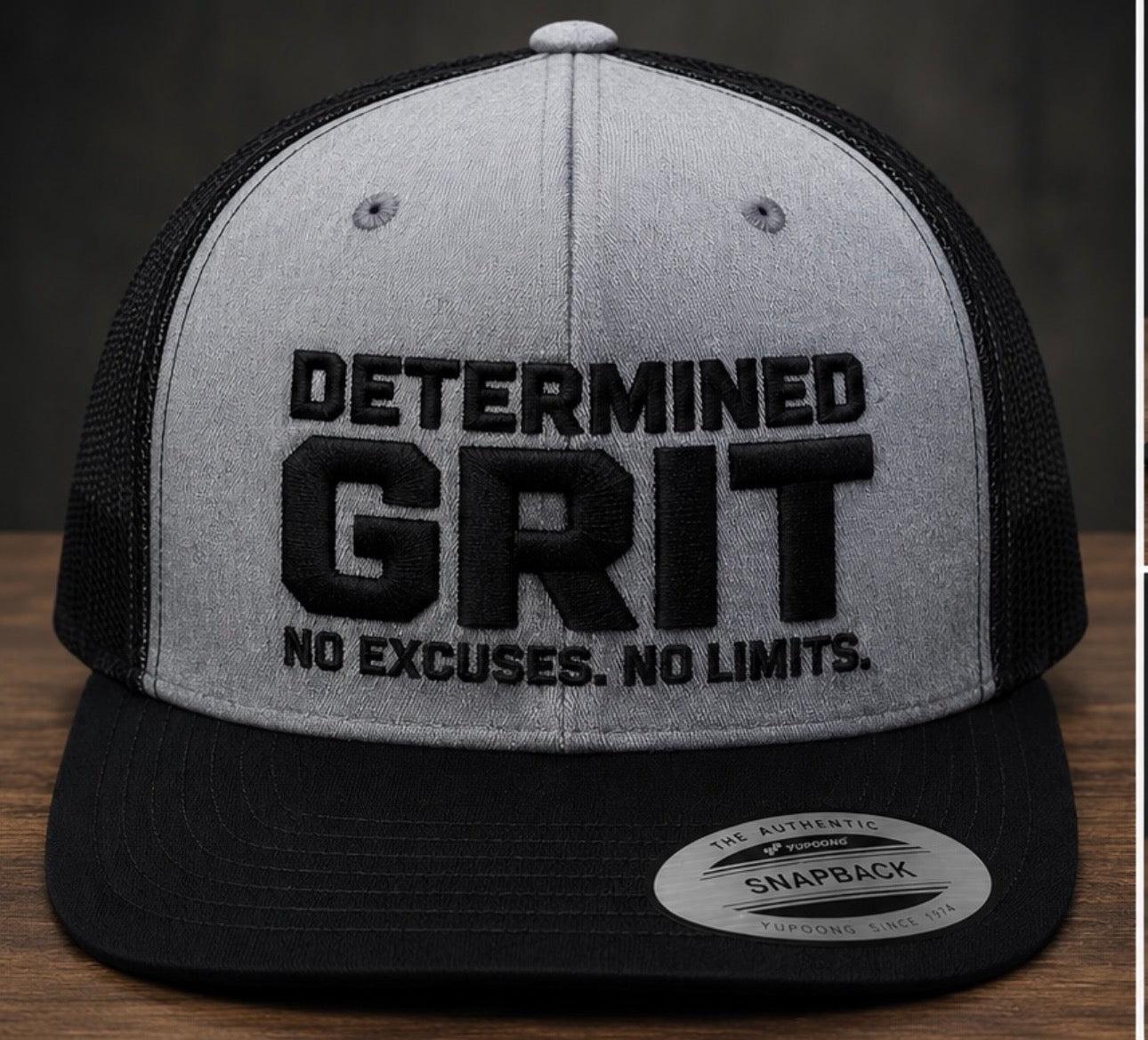 DMDGRIT Retro Embroidered Trucker Cap