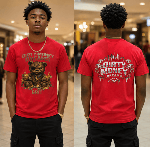 Built Here. Earned Daily. – GRIT American Heavyweight Tee - DIRTY MONEY DREAMS