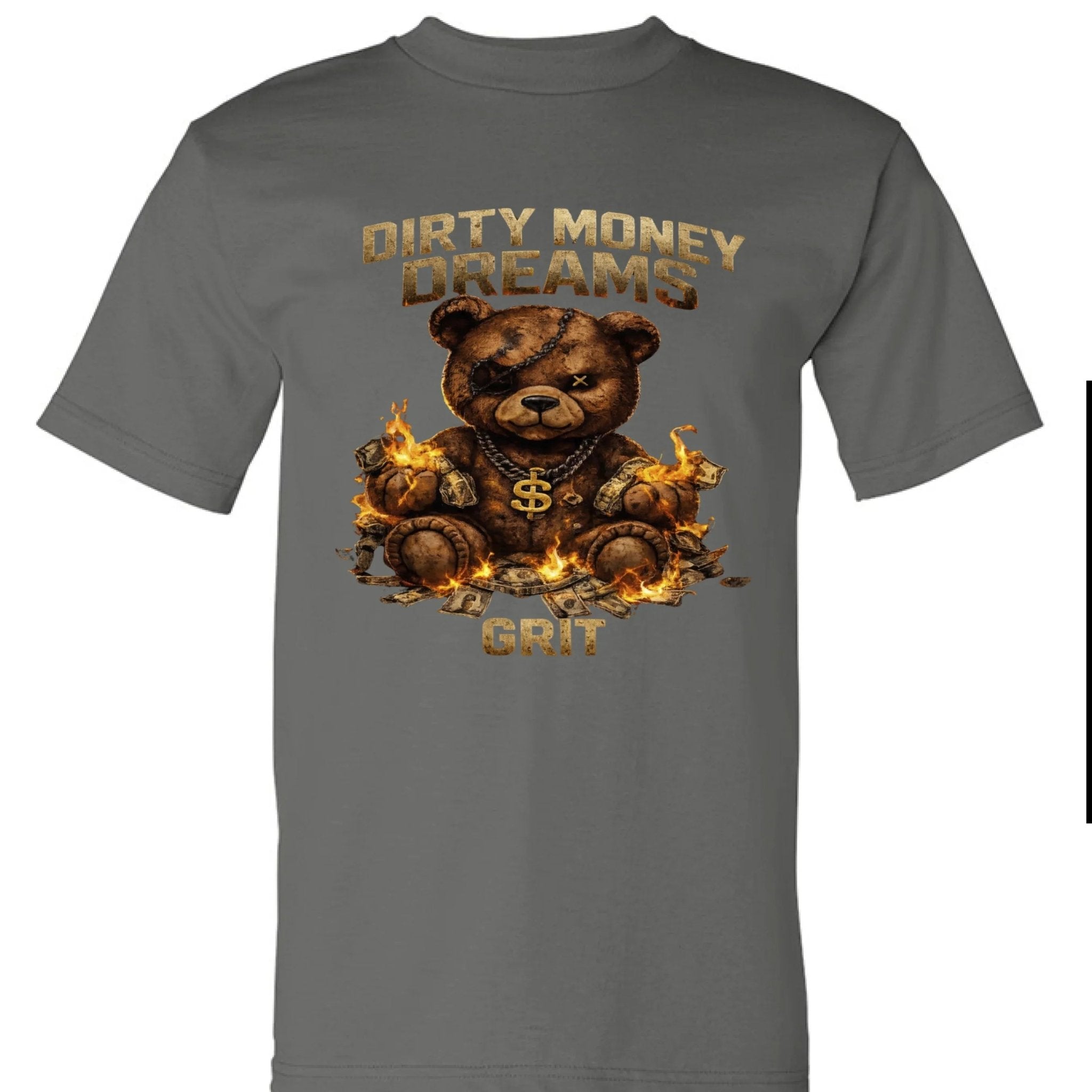 Built Here. Earned Daily. – GRIT American Heavyweight Tee - DIRTY MONEY DREAMS