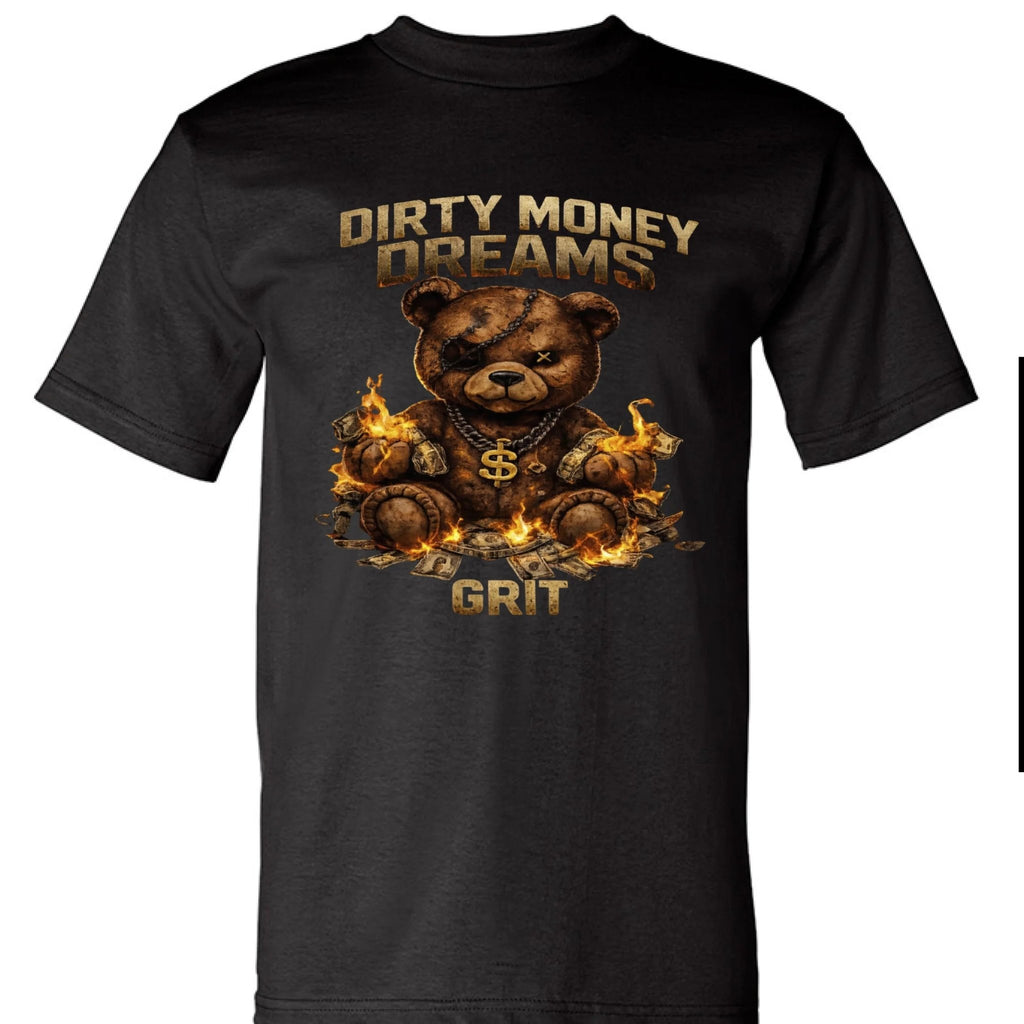 Built Here. Earned Daily. – GRIT American Heavyweight Tee - DIRTY MONEY DREAMS