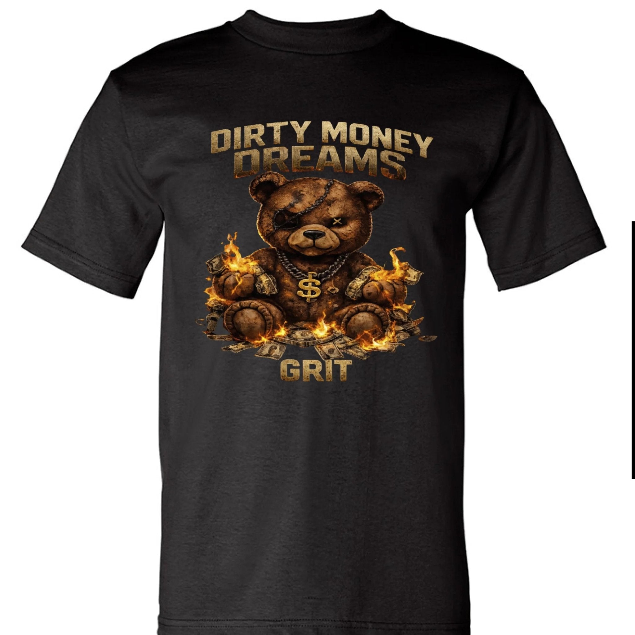 Built Here. Earned Daily. – GRIT American Heavyweight Tee - DIRTY MONEY DREAMS