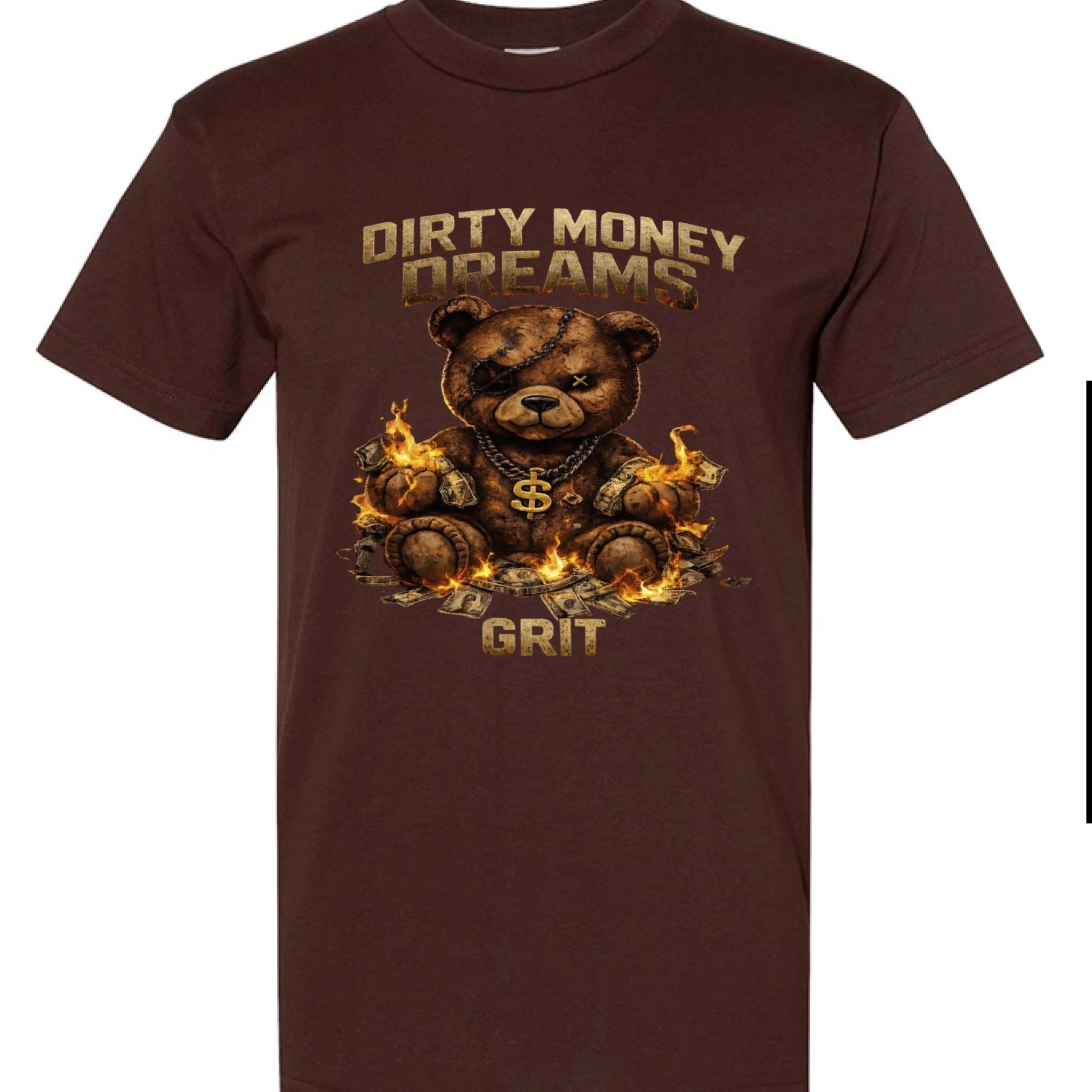 Built Here. Earned Daily. – GRIT American Heavyweight Tee - DIRTY MONEY DREAMS