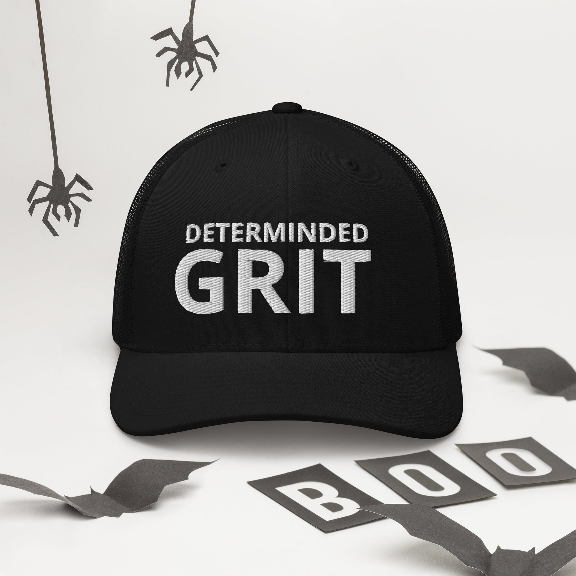 Determined GRIT Embroidered Trucker Hat - DIRTY MONEY DREAMS