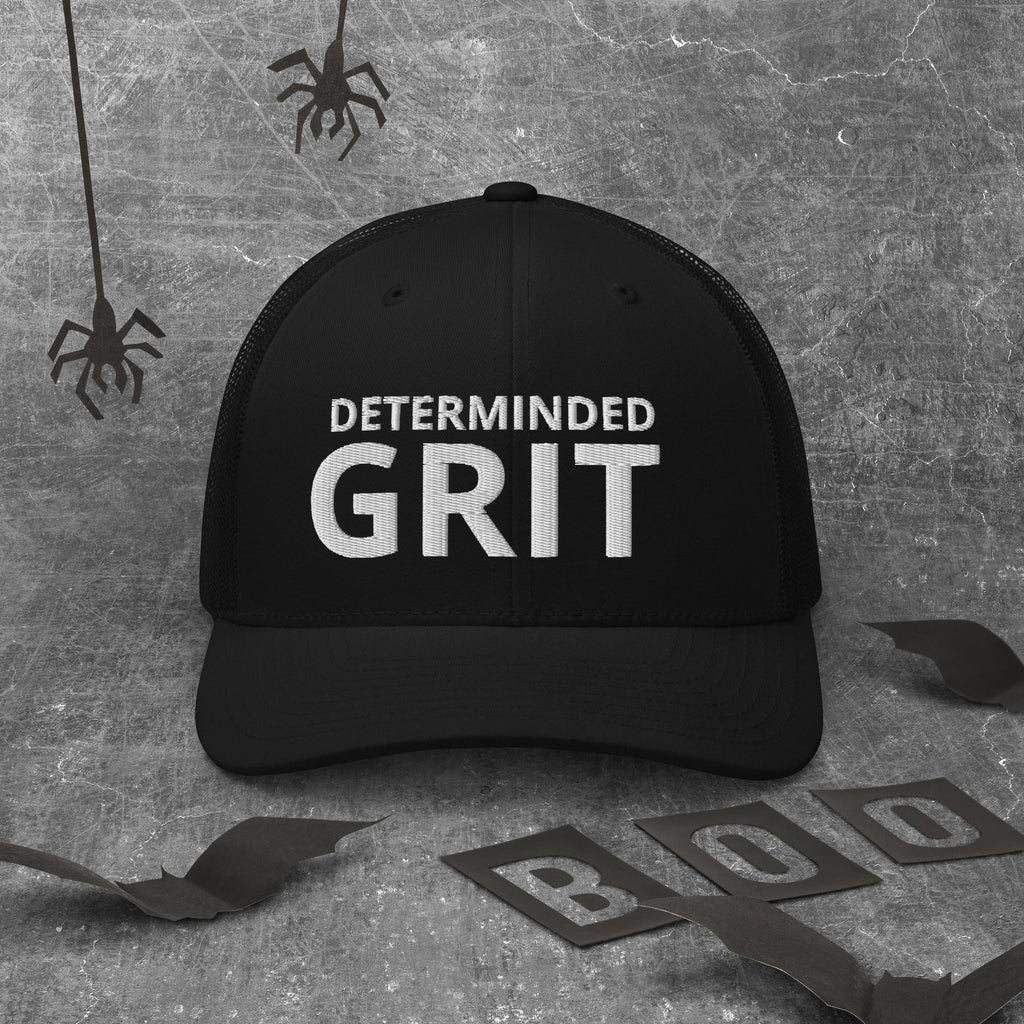 Determined GRIT Embroidered Trucker Hat - DIRTY MONEY DREAMS