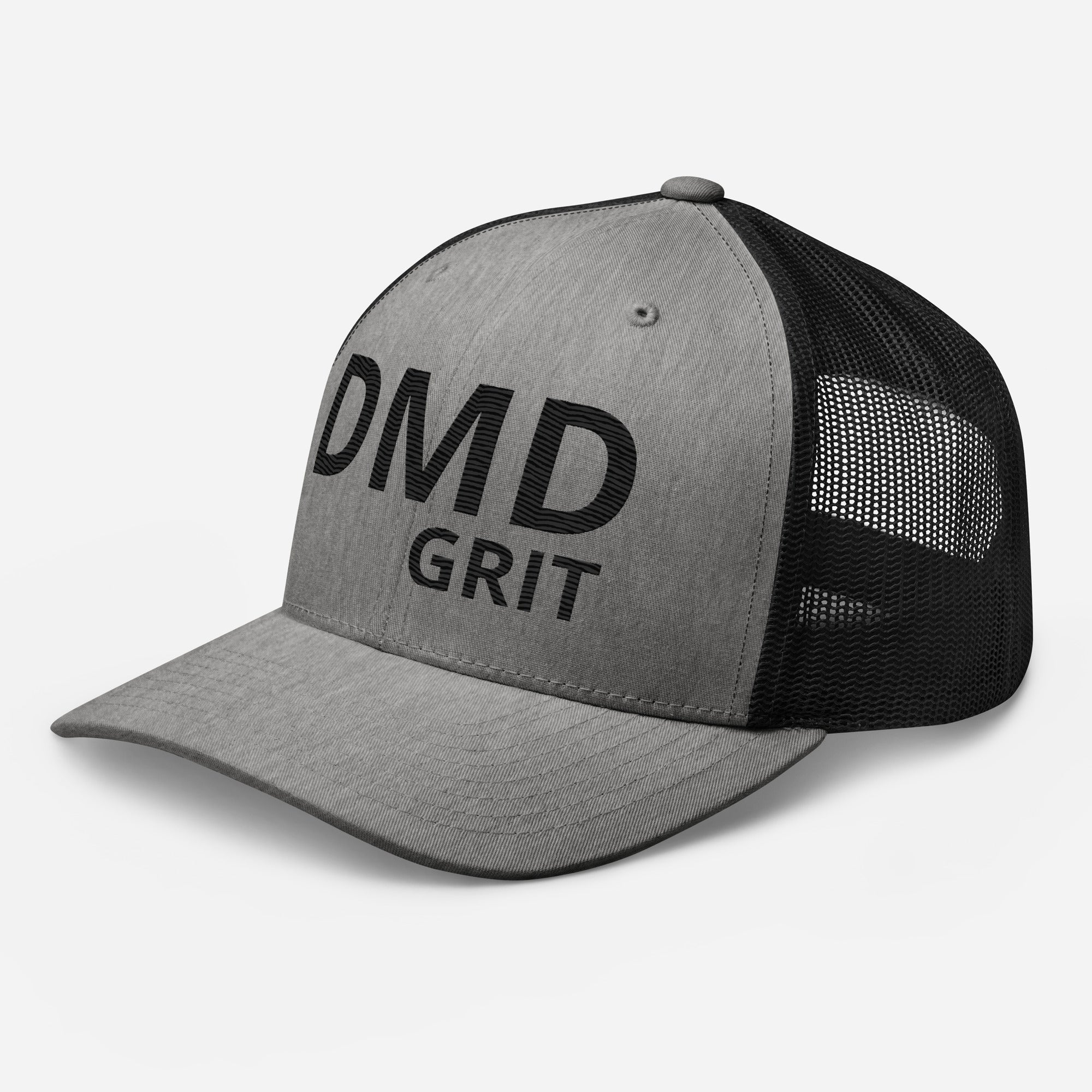 Dirty Money Dreams Embroidered DMD GRIT Streetwear Trucker Cap - DIRTY MONEY DREAMS