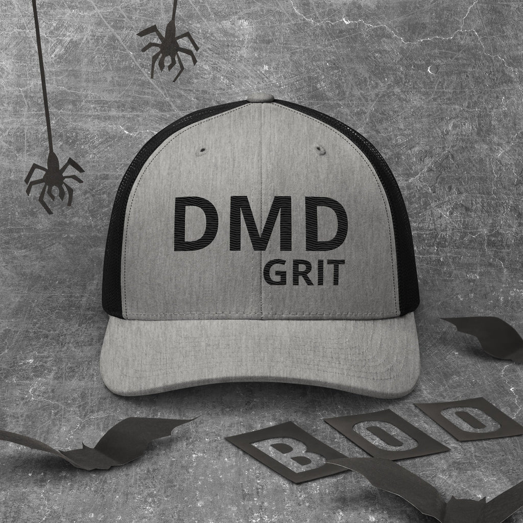 Dirty Money Dreams Embroidered DMD GRIT Streetwear Trucker Cap - DIRTY MONEY DREAMS