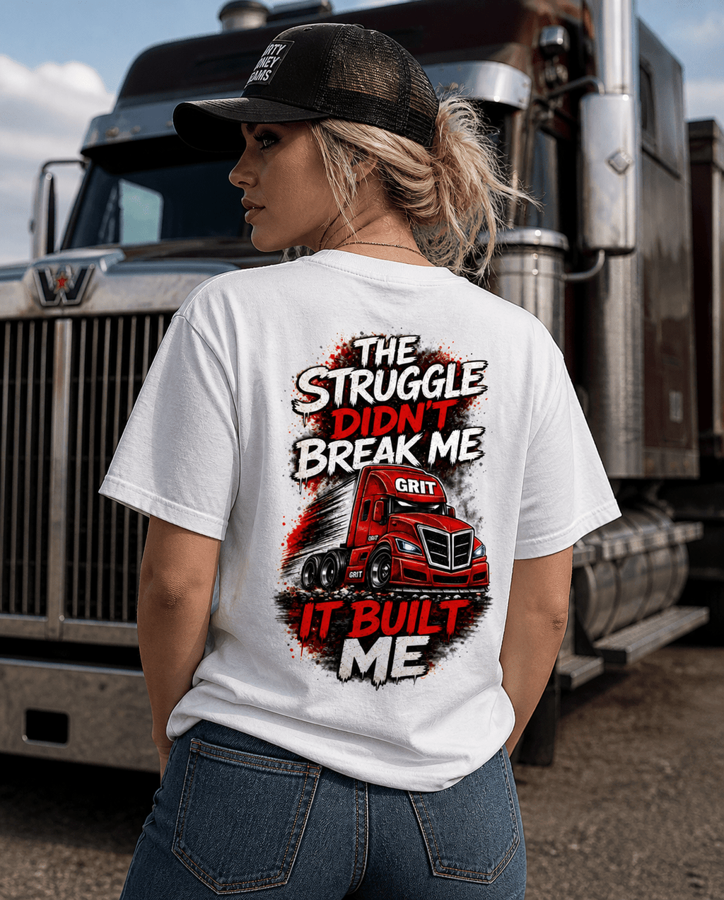 Dirty Money Dreams Grit 02 The Struggle Didn’t Break Me Trucker Edition - DIRTY MONEY DREAMS