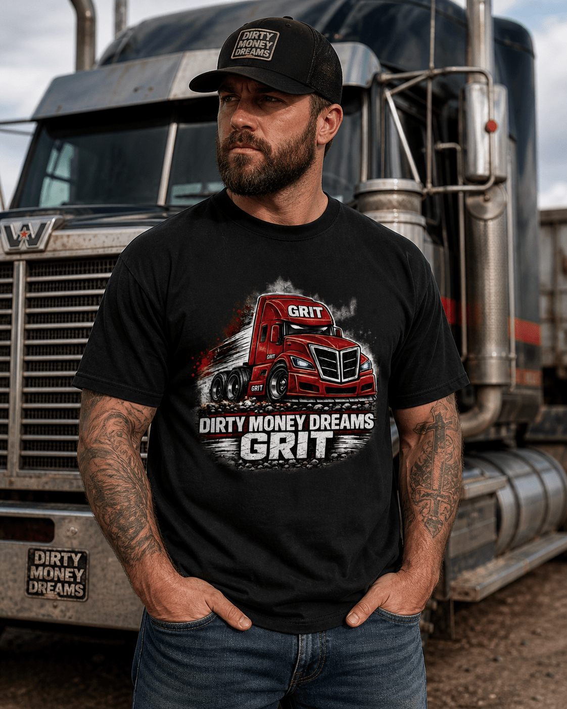 Dirty Money Dreams Grit 02 The Struggle Didn’t Break Me Trucker Edition - DIRTY MONEY DREAMS