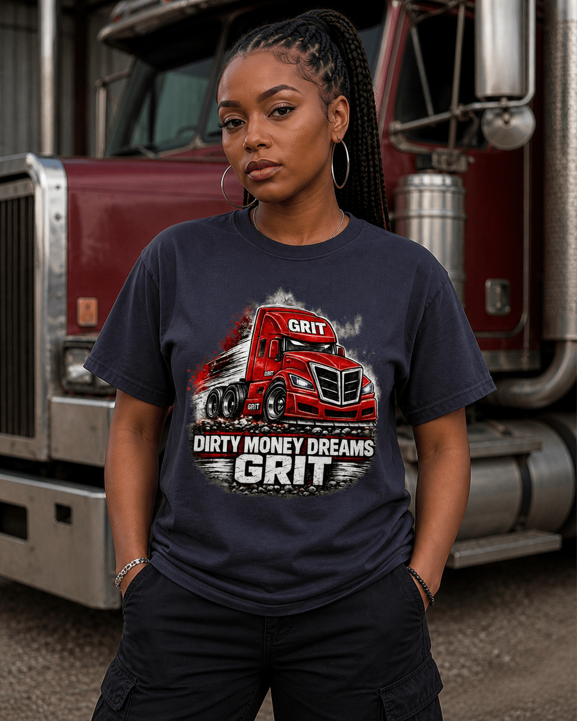 Dirty Money Dreams Grit 02 The Struggle Didn’t Break Me Trucker Edition - DIRTY MONEY DREAMS