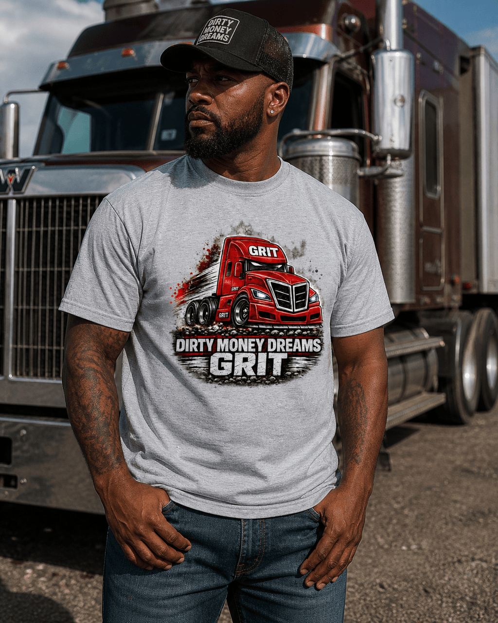 Dirty Money Dreams Grit 02 The Struggle Didn’t Break Me Trucker Edition - DIRTY MONEY DREAMS