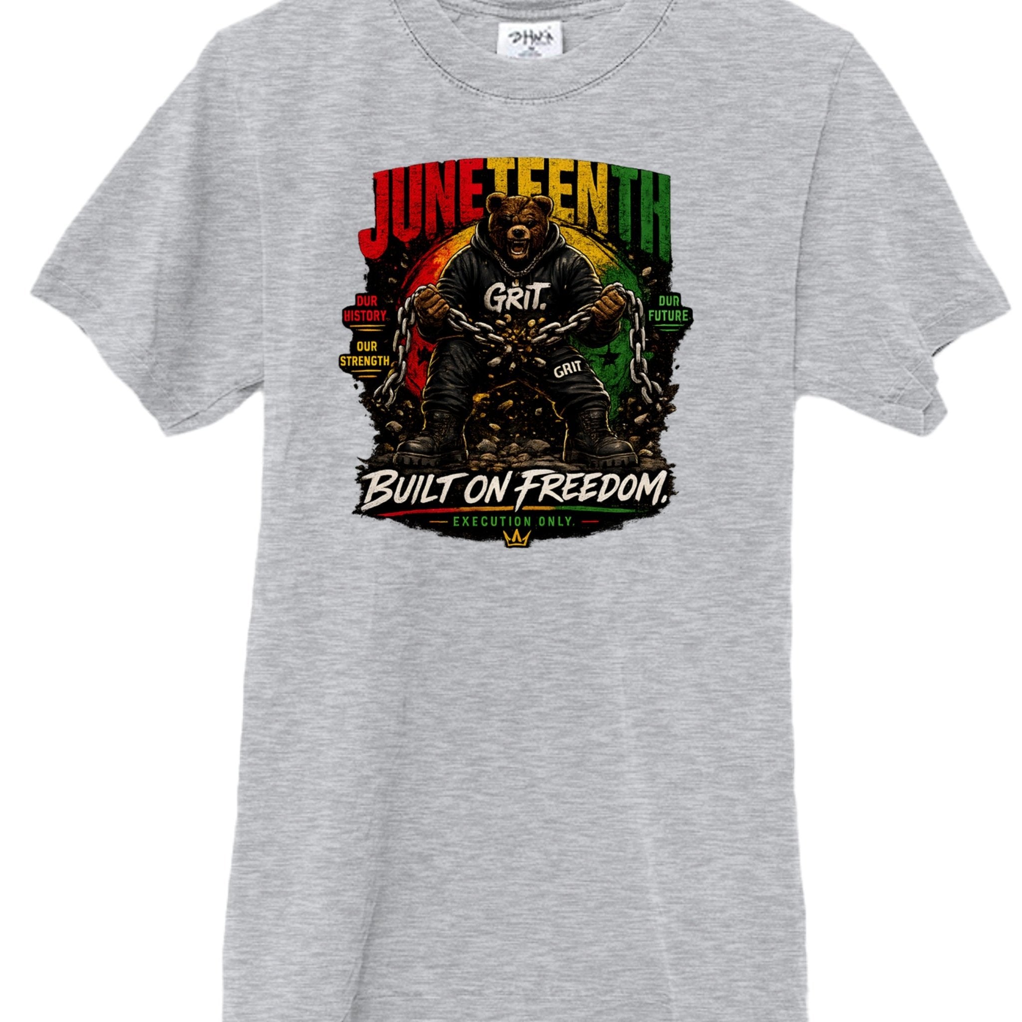 DIRTY Money Dreams Grit Built on Freedom Juneteenth 2026 Tee - DIRTY MONEY DREAMS