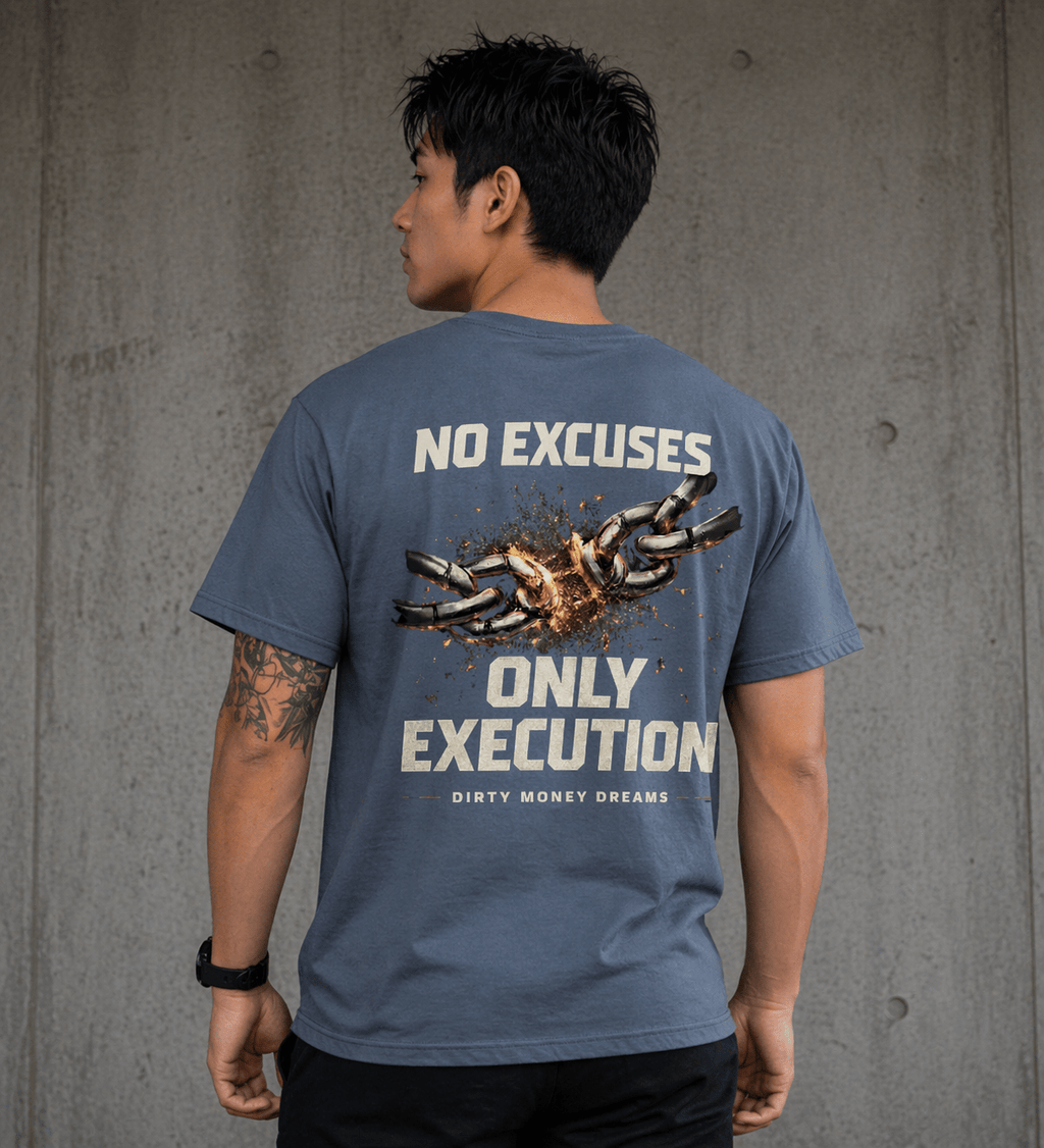 Dirty Money Dreams “Grit & Discipline” Tee – Built Different Streetwear - DIRTY MONEY DREAMS