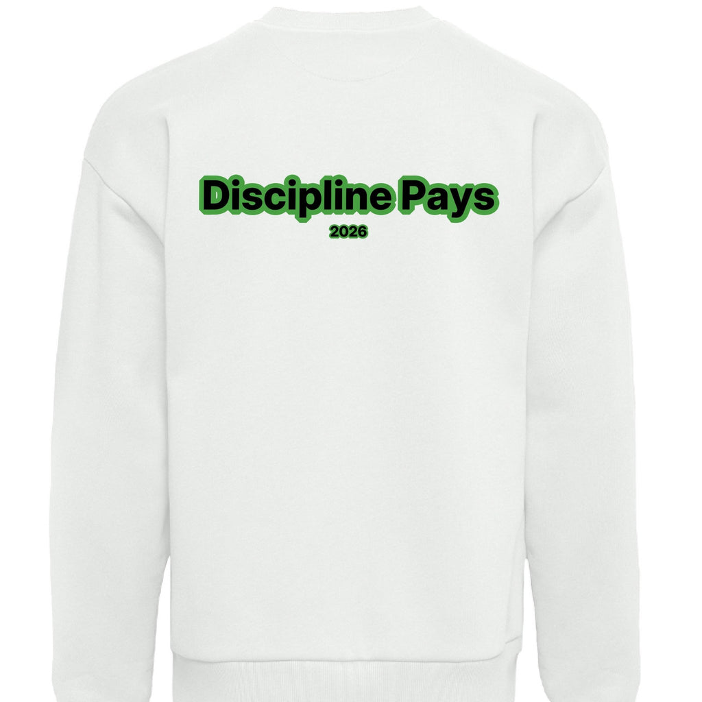 Discipline Pays Crewneck Sweatshirt – Motivational Streetwear | Dirty Money Dreams - DIRTY MONEY DREAMS
