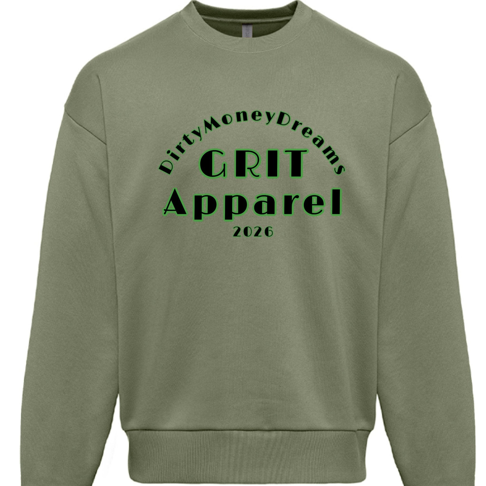 Discipline Pays Crewneck Sweatshirt – Motivational Streetwear | Dirty Money Dreams - DIRTY MONEY DREAMS