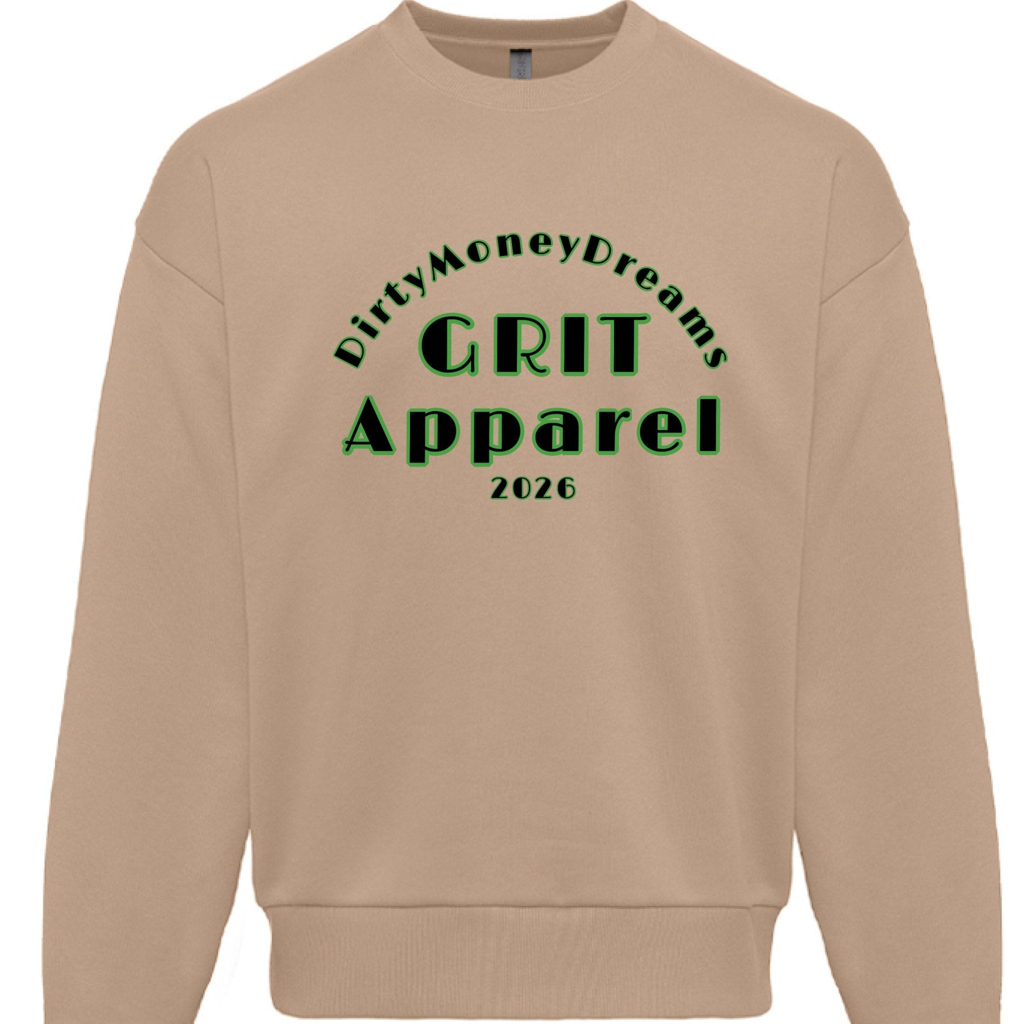 Discipline Pays Crewneck Sweatshirt – Motivational Streetwear | Dirty Money Dreams - DIRTY MONEY DREAMS