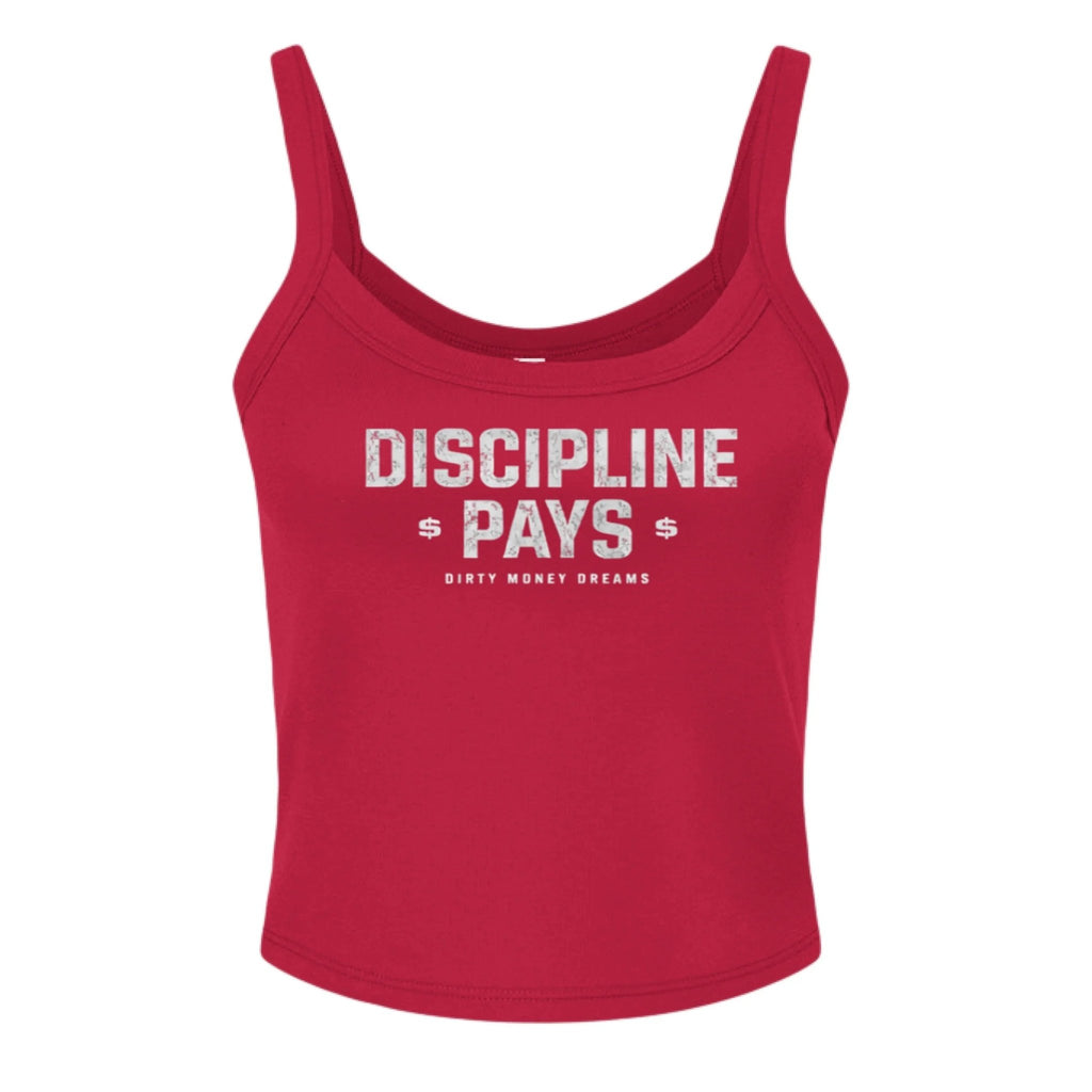 Discipline Pays Tank Top – Women’s Fitness & Streetwear | Dirty Money Dreams - DIRTY MONEY DREAMS