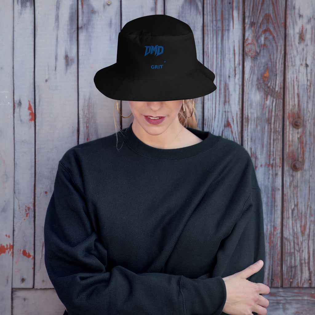 DMDGRIT embroidered Bucket Hat, for those who believes in staying cool under pressure. - DIRTY MONEY DREAMS