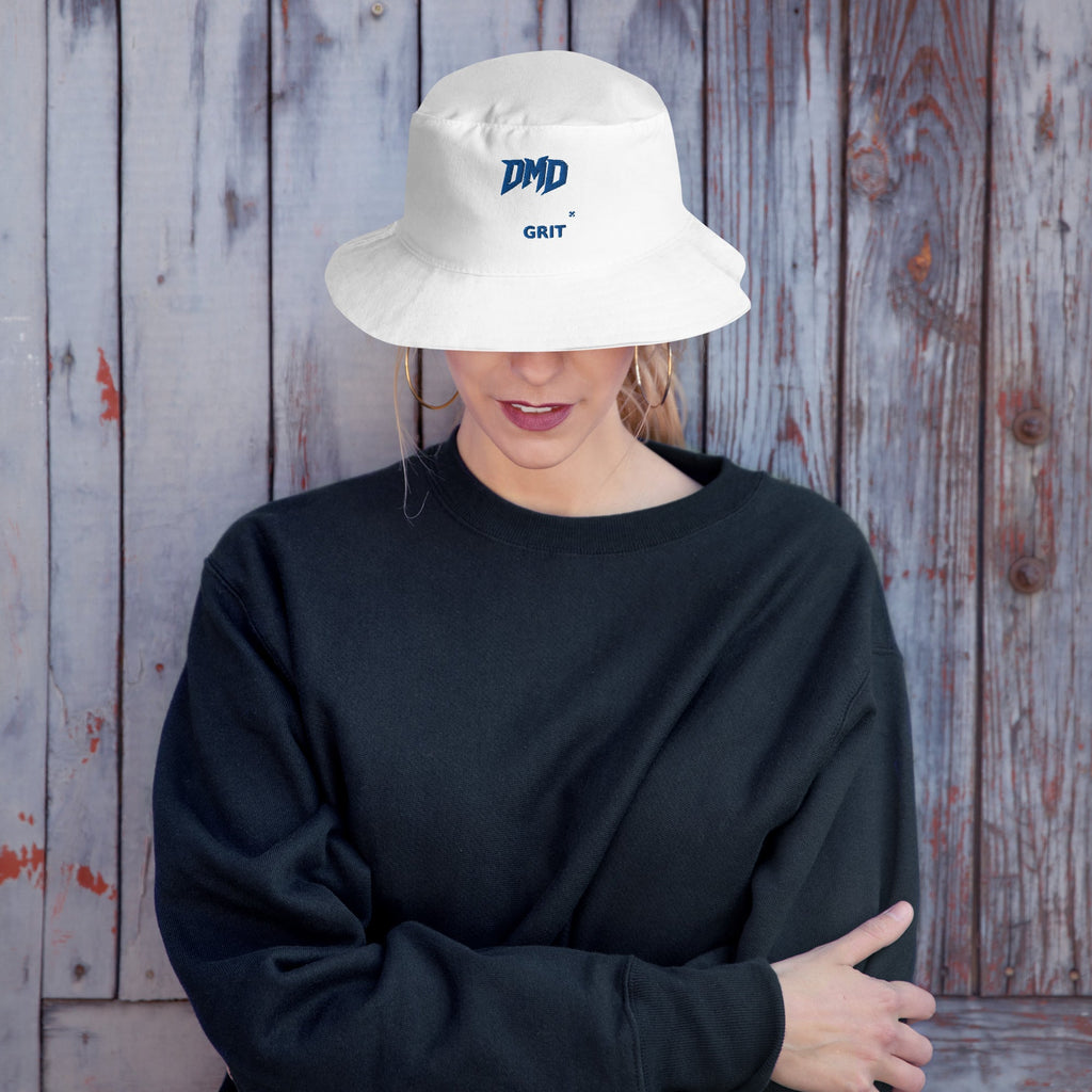 DMDGRIT embroidered Bucket Hat, for those who believes in staying cool under pressure. - DIRTY MONEY DREAMS