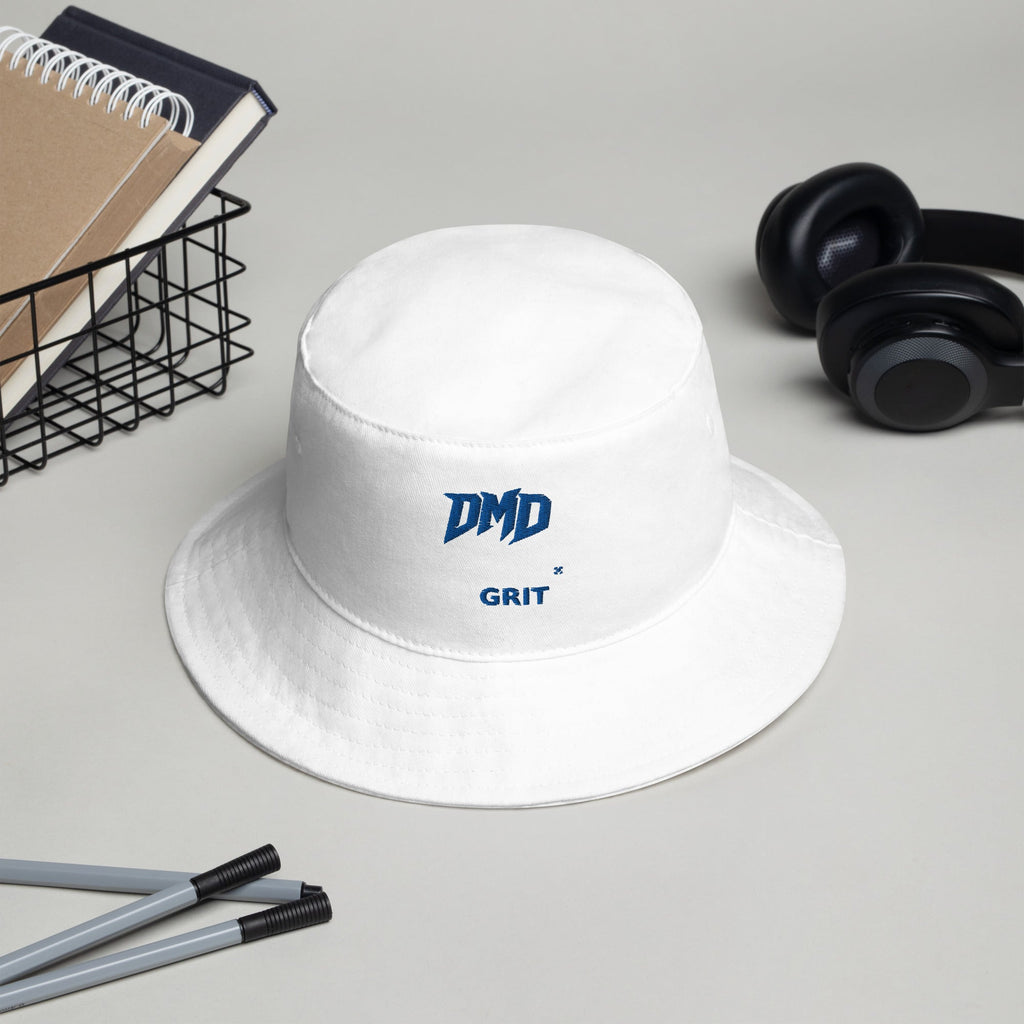 DMDGRIT embroidered Bucket Hat, for those who believes in staying cool under pressure. - DIRTY MONEY DREAMS