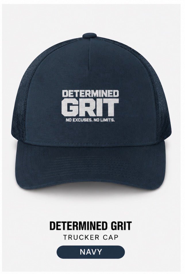DMDGRIT Trucker Inspired Execution Only Five-Panel Retro Trucker Cap - DIRTY MONEY DREAMS
