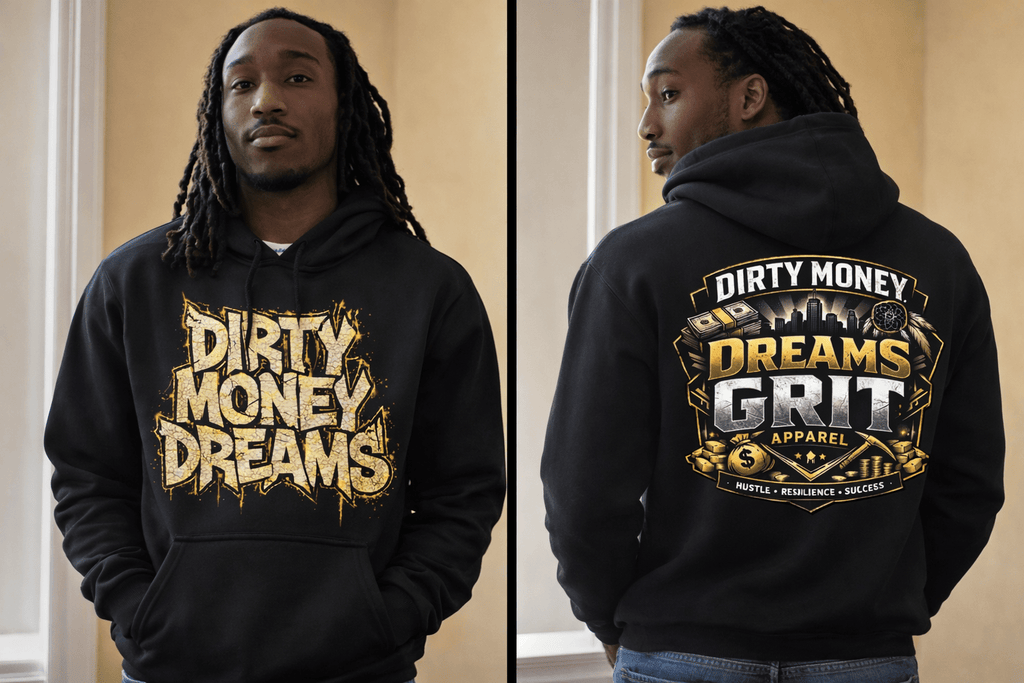 Everyday Armor Graphic Hoodie – Premium Streetwear | Dirty Money Dreams - DIRTY MONEY DREAMS
