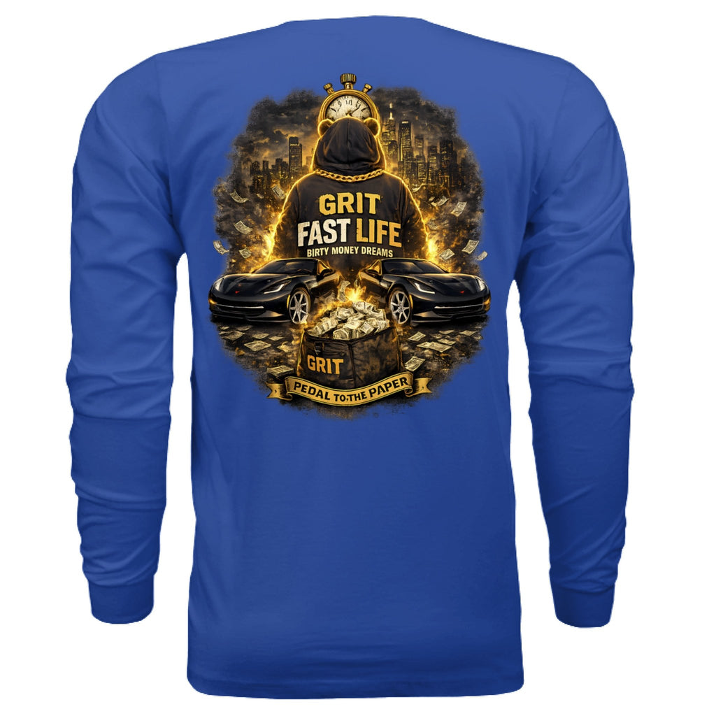 Everyday Discipline Graphic Long Sleeve Shirt – Motivational Streetwear | Dirty Money Dreams - DIRTY MONEY DREAMS