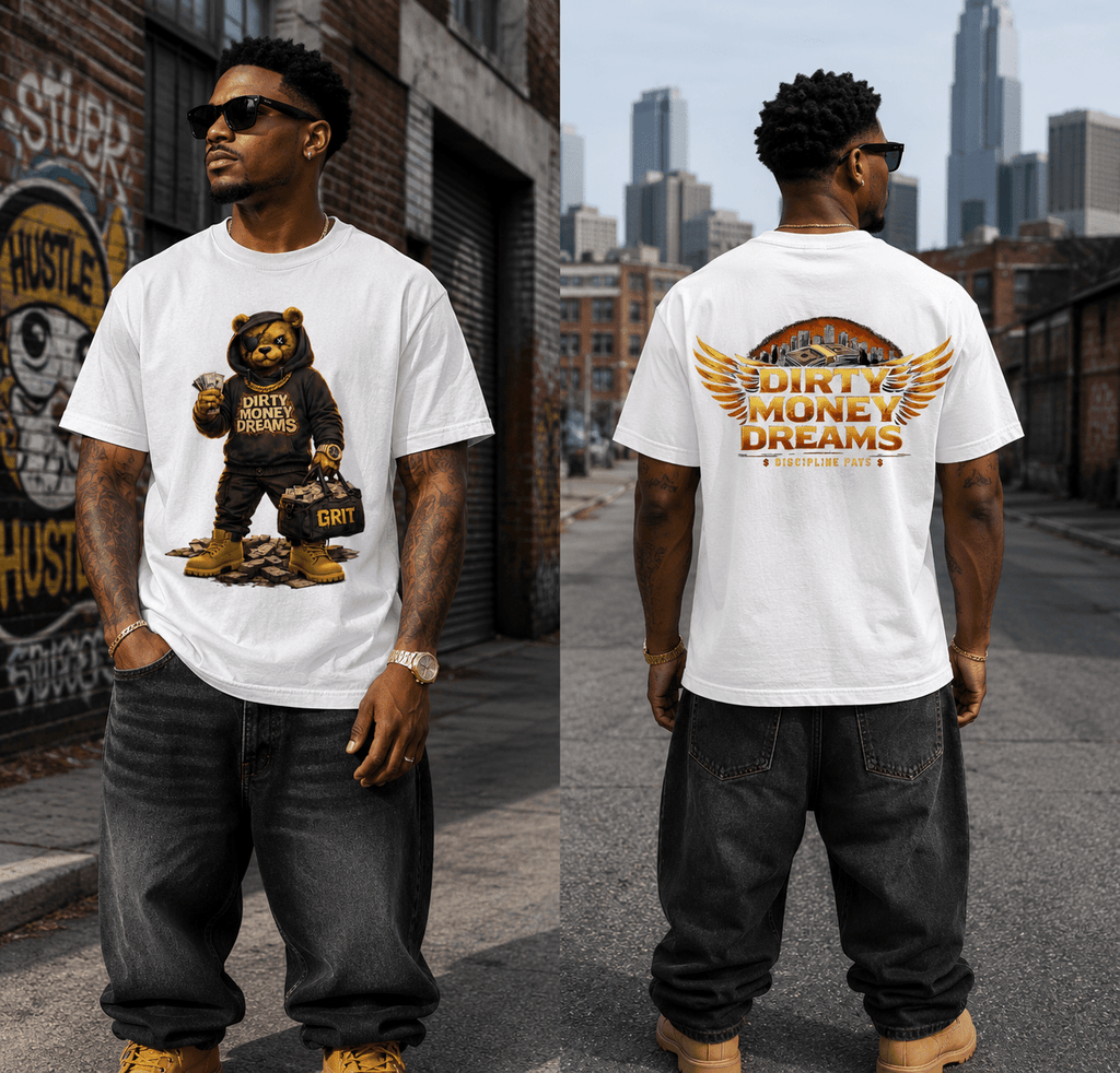 Execution Only Heavyweight T-Shirt – Premium Streetwear | Dirty Money Dreams - DIRTY MONEY DREAMS