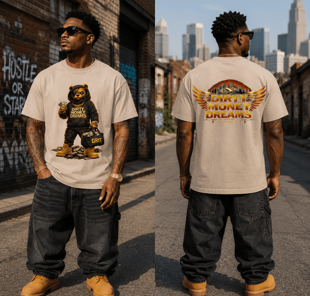 Execution Only Heavyweight T-Shirt – Premium Streetwear | Dirty Money Dreams - DIRTY MONEY DREAMS
