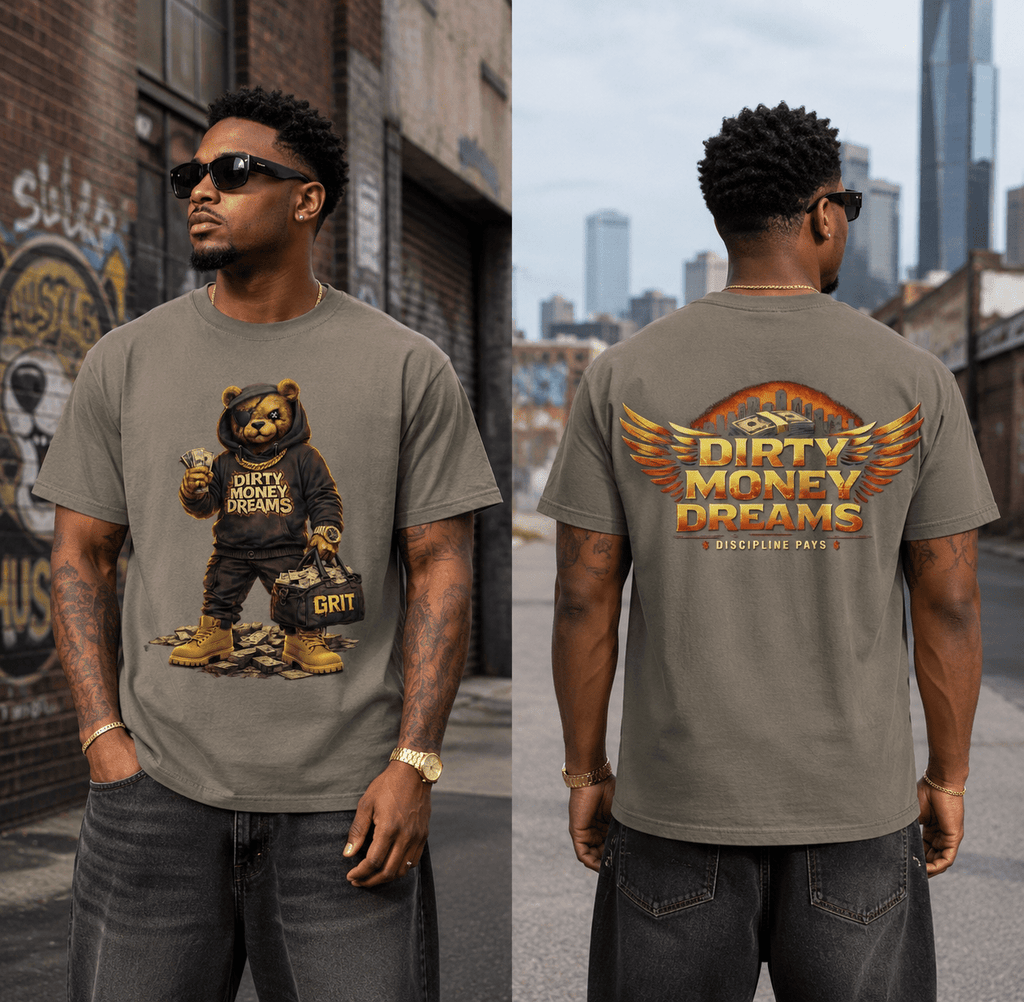 Execution Only Heavyweight T-Shirt – Premium Streetwear | Dirty Money Dreams - DIRTY MONEY DREAMS