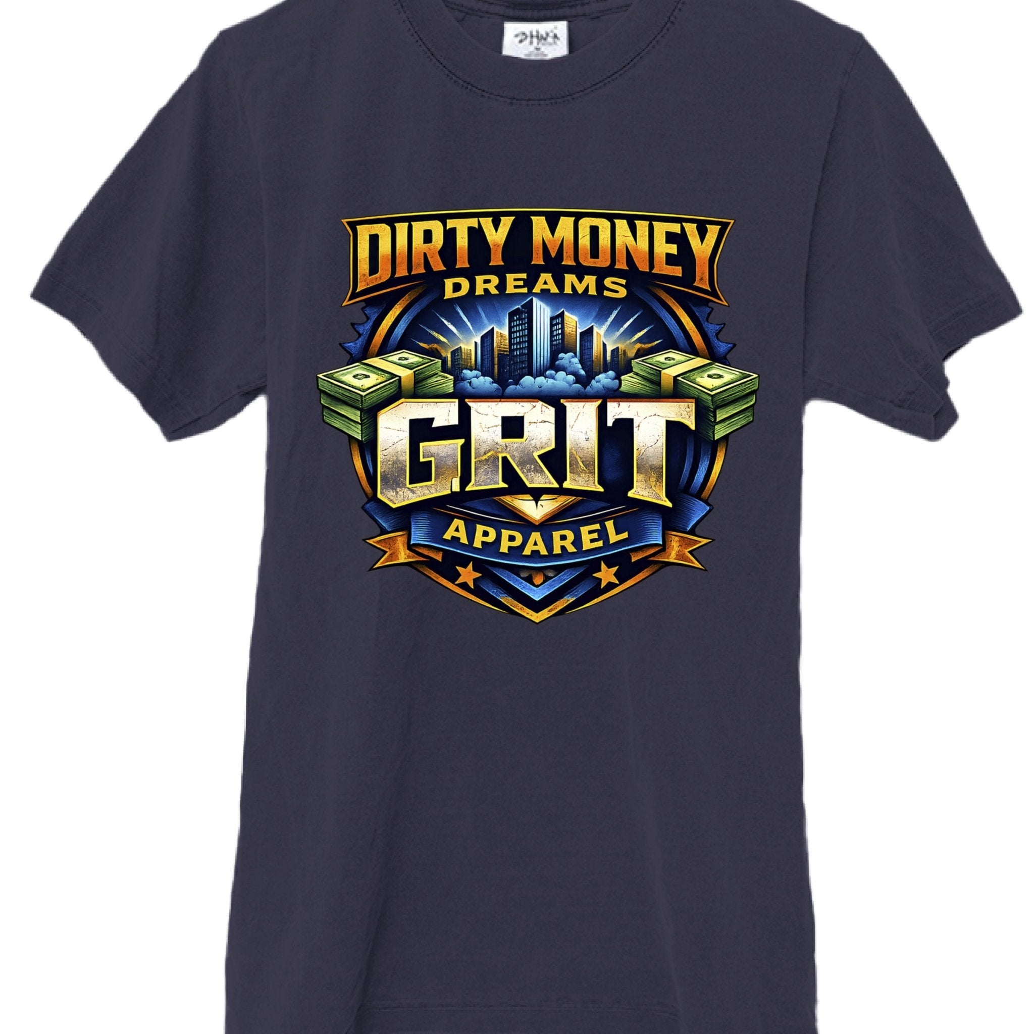 GRIT Signature Heavyweight T-Shirt | Dirty Money Dreams - DIRTY MONEY DREAMS