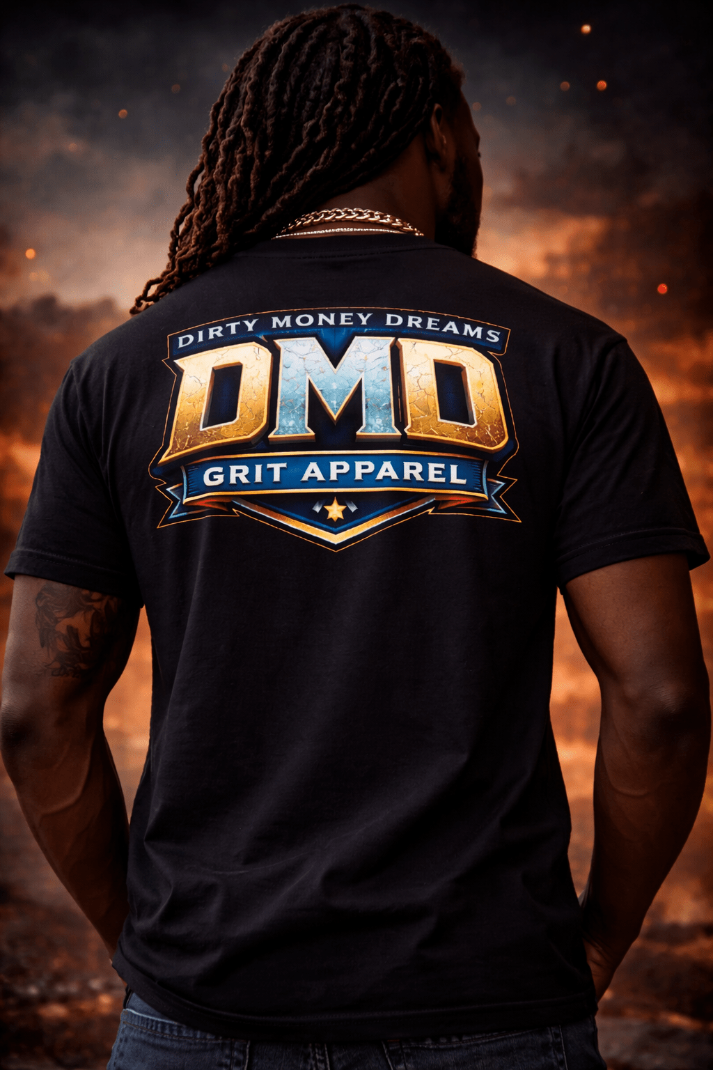 GRIT Signature Heavyweight T-Shirt | Dirty Money Dreams - DIRTY MONEY DREAMS