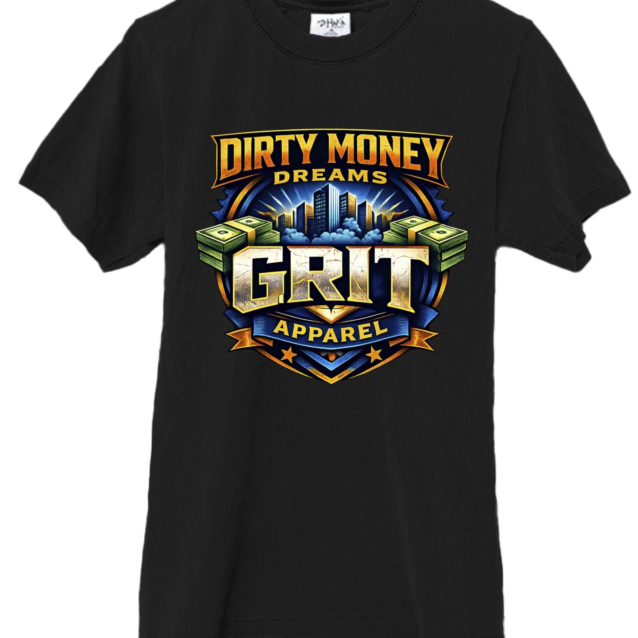 GRIT Signature Heavyweight T-Shirt | Dirty Money Dreams - DIRTY MONEY DREAMS