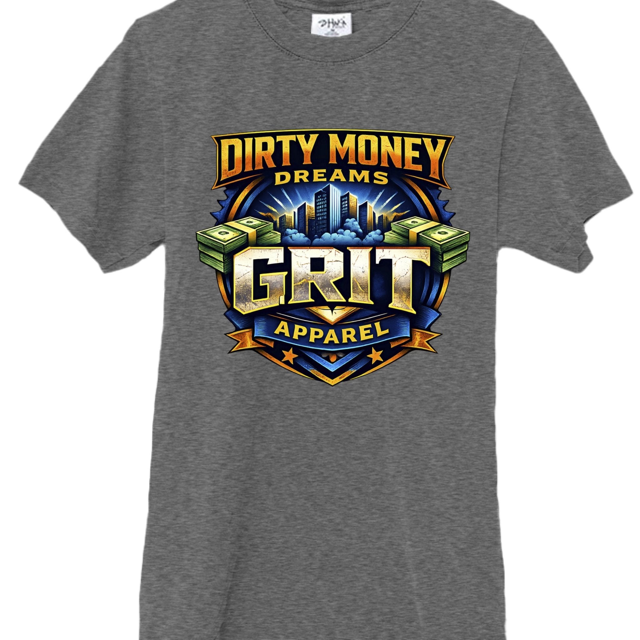 GRIT Signature Heavyweight T-Shirt | Dirty Money Dreams - DIRTY MONEY DREAMS