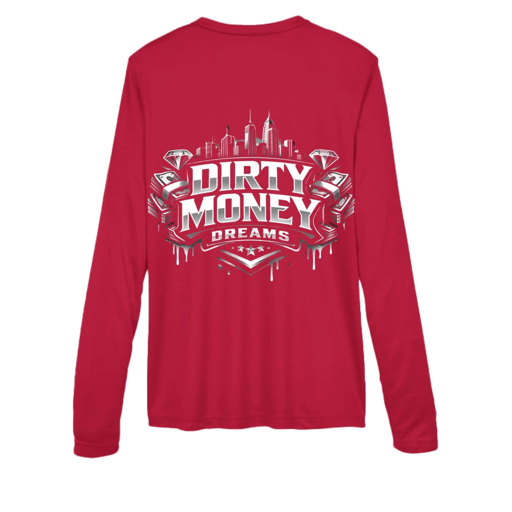 GRIT Women’s Performance V - Neck – Built Under Pressure Dirty Money Dreams - DIRTY MONEY DREAMS