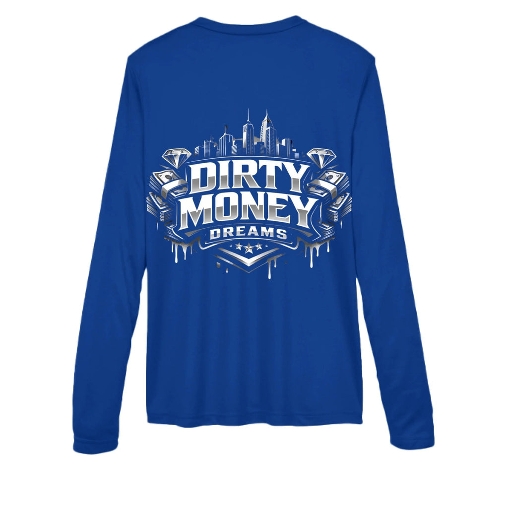 GRIT Women’s Performance V - Neck – Built Under Pressure Dirty Money Dreams - DIRTY MONEY DREAMS
