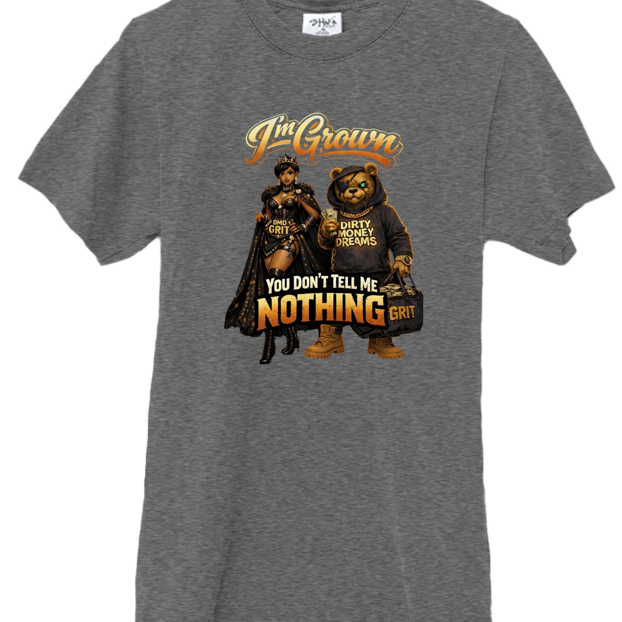 I’m Grown Graphic T-Shirt – Move Different, Execute More | Dirty Money Dreams - DIRTY MONEY DREAMS