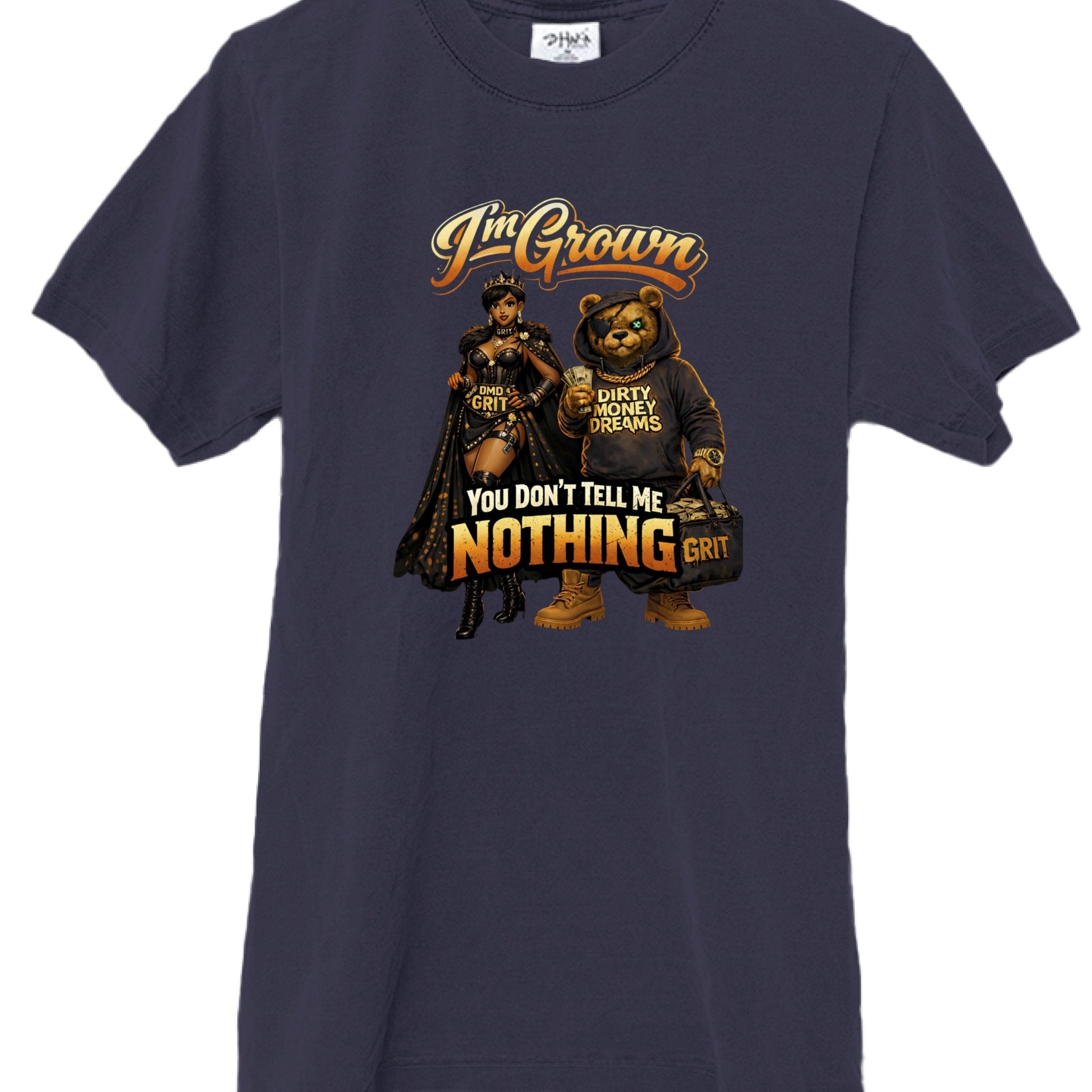 I’m Grown Graphic T-Shirt – Move Different, Execute More | Dirty Money Dreams - DIRTY MONEY DREAMS