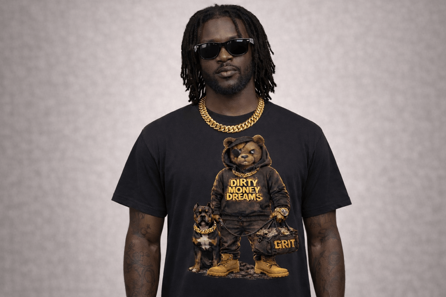 Loyalty Over Everything Heavyweight T-Shirt – Premium Streetwear | Dirty Money Dreams - DIRTY MONEY DREAMS