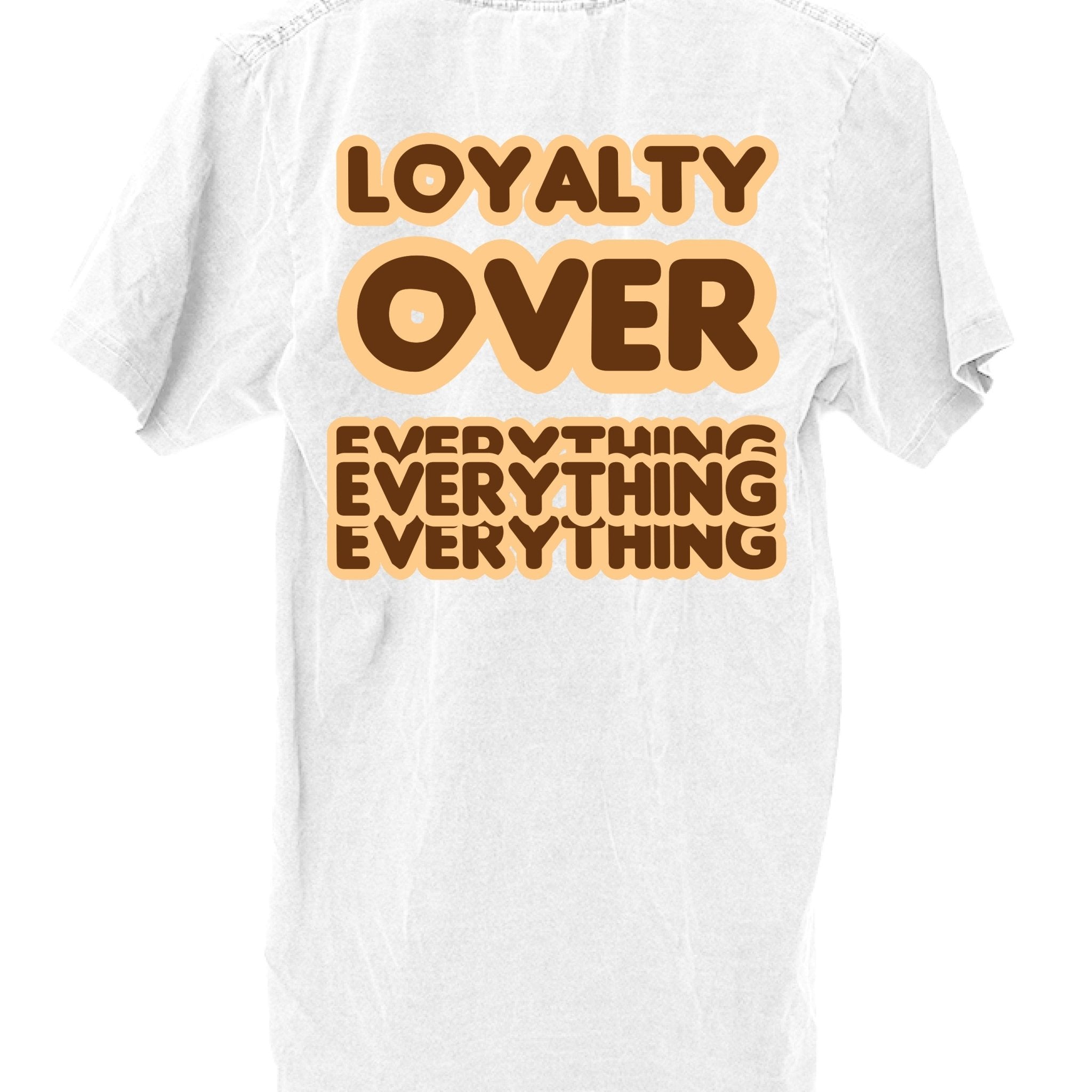 Loyalty Over Everything Heavyweight T-Shirt – Premium Streetwear | Dirty Money Dreams - DIRTY MONEY DREAMS