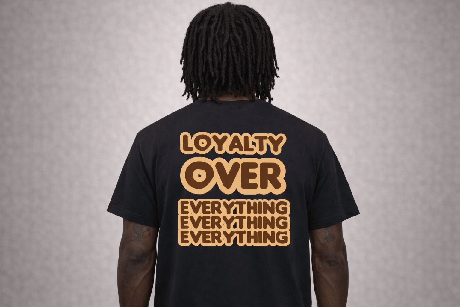 Loyalty Over Everything Heavyweight T-Shirt – Premium Streetwear | Dirty Money Dreams - DIRTY MONEY DREAMS