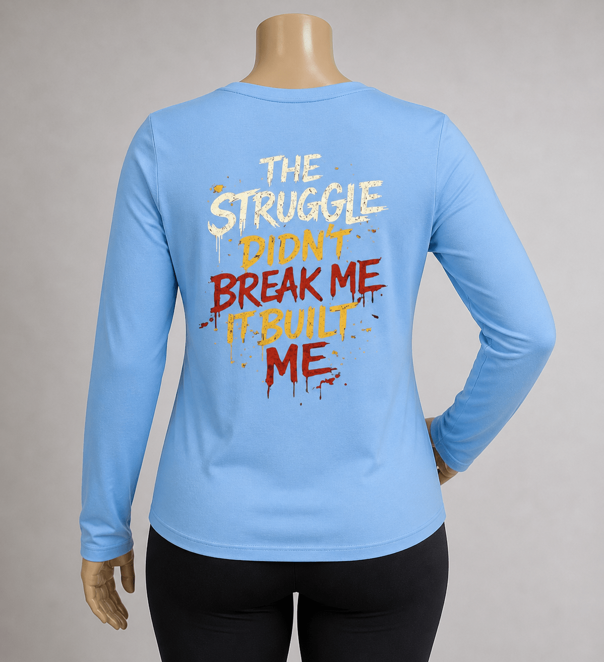 My Scars Don’t Define Me Shirt – Women’s Motivational Long Sleeve V - Neck | Dirty Money Dreams - DIRTY MONEY DREAMS
