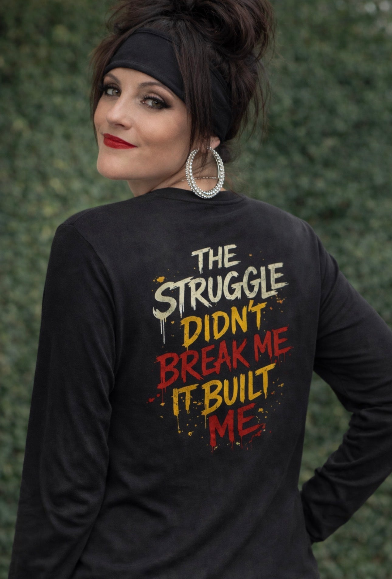 My Scars Don’t Define Me Shirt – Women’s Motivational Long Sleeve V - Neck | Dirty Money Dreams - DIRTY MONEY DREAMS