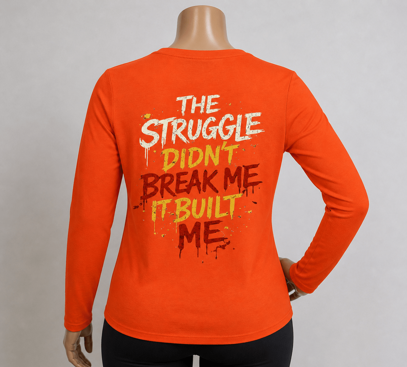 My Scars Don’t Define Me Shirt – Women’s Motivational Long Sleeve V - Neck | Dirty Money Dreams - DIRTY MONEY DREAMS