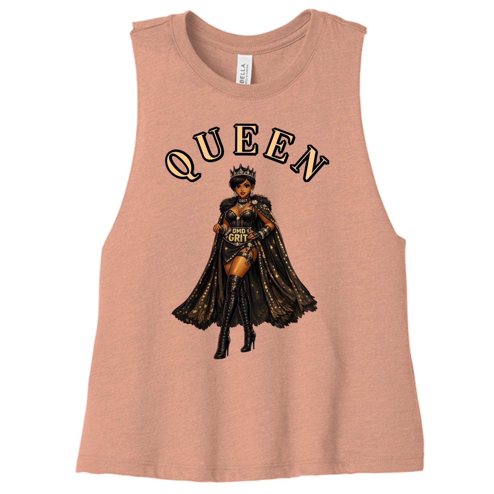 Queen Women’s Graphic Tank Top – Motivational Streetwear | Dirty Money Dreams - DIRTY MONEY DREAMS