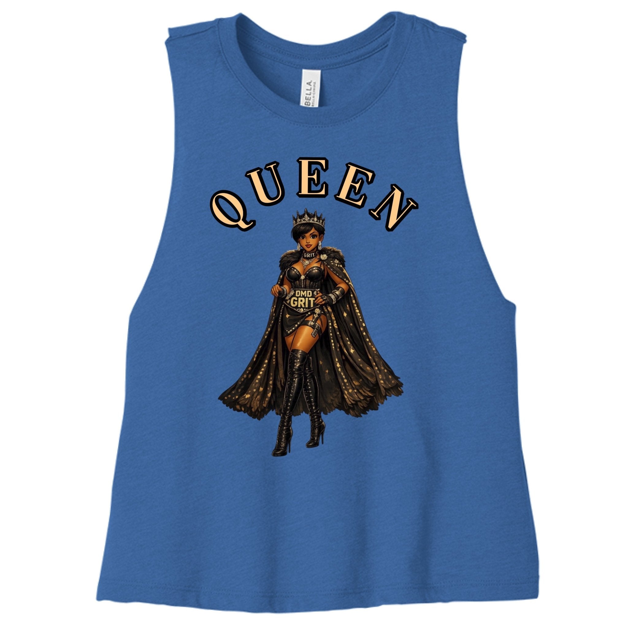 Queen Women’s Graphic Tank Top – Motivational Streetwear | Dirty Money Dreams - DIRTY MONEY DREAMS