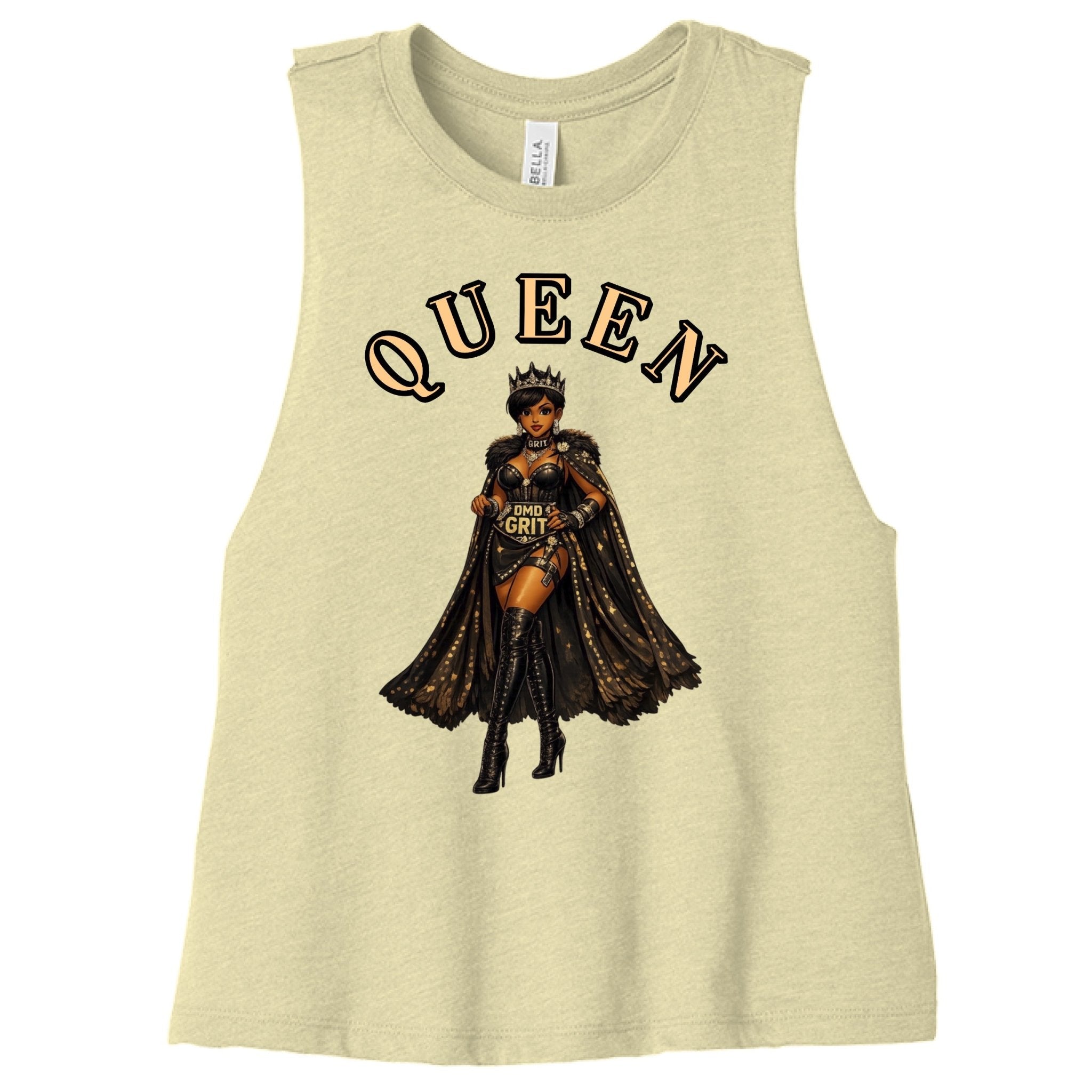 Queen Women’s Graphic Tank Top – Motivational Streetwear | Dirty Money Dreams - DIRTY MONEY DREAMS
