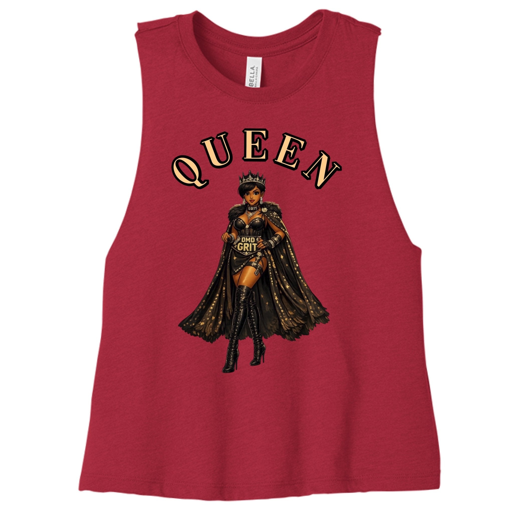 Queen Women’s Graphic Tank Top – Motivational Streetwear | Dirty Money Dreams - DIRTY MONEY DREAMS