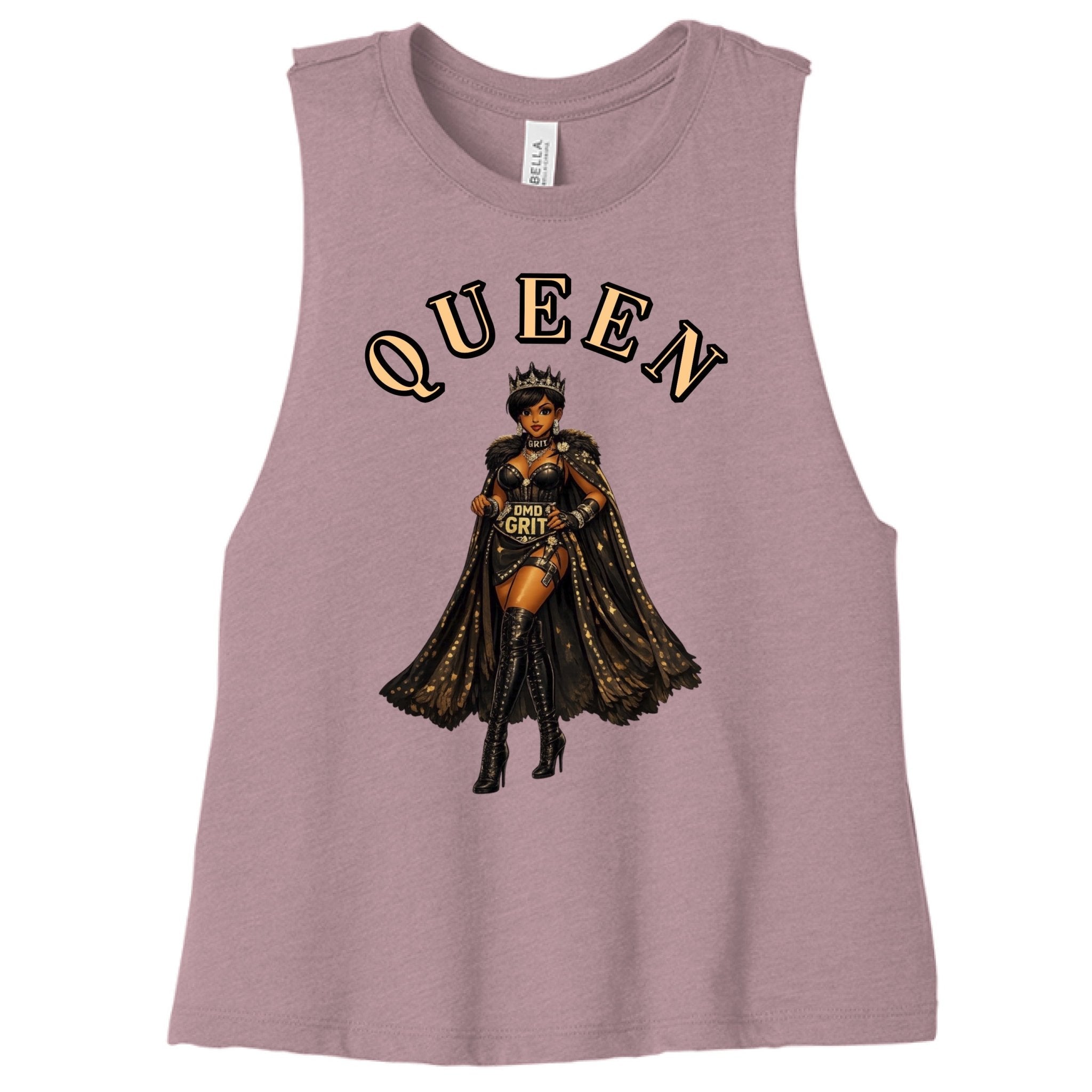 Queen Women’s Graphic Tank Top – Motivational Streetwear | Dirty Money Dreams - DIRTY MONEY DREAMS