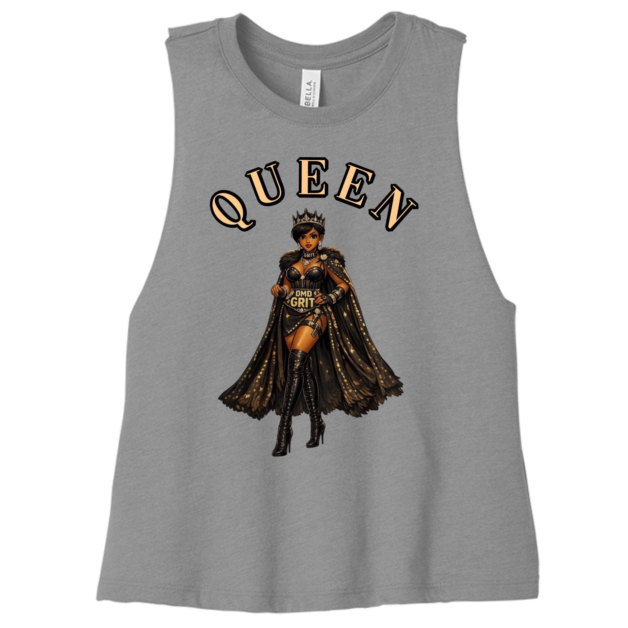 Queen Women’s Graphic Tank Top – Motivational Streetwear | Dirty Money Dreams - DIRTY MONEY DREAMS