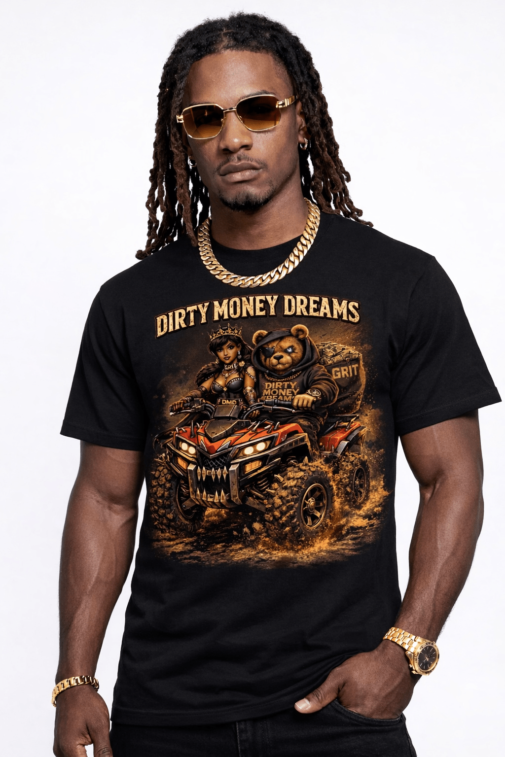 Stay Disciplined Off - Road Graphic T-Shirt – Streetwear | Dirty Money Dreams Trail - ride - DIRTY MONEY DREAMS